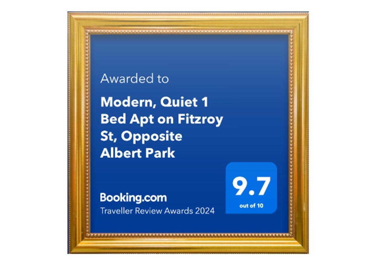 Modern Quiet 1 & 2 Bed Apt Opposite Albert Park Melbourne Exterior foto