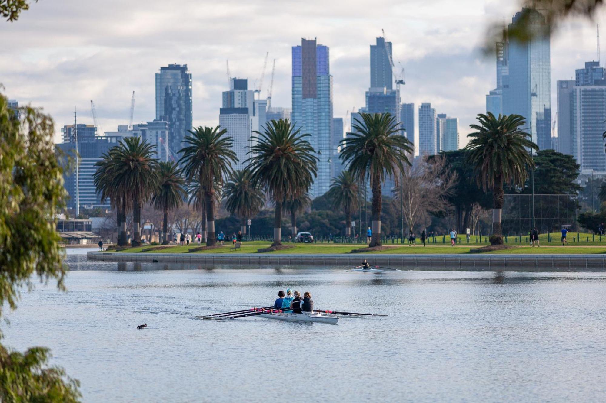 Modern Quiet 1 & 2 Bed Apt Opposite Albert Park Melbourne Exterior foto